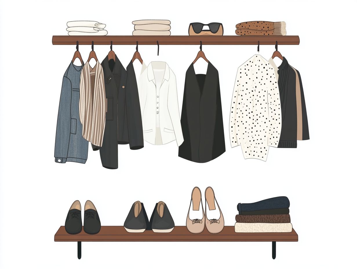 Image explaining capsule wardrobe concepts