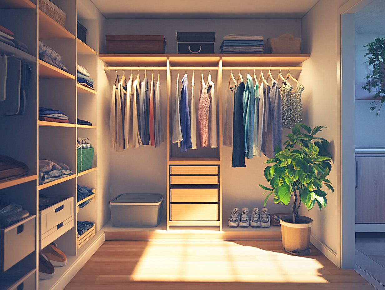 Tips for decluttering your closet effectively