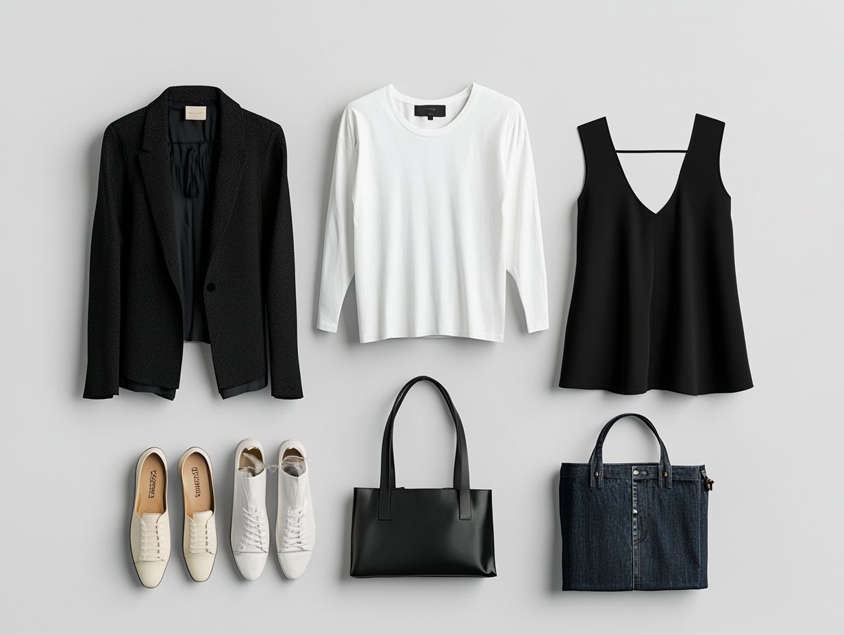 Versatile pieces in a minimalist wardrobe