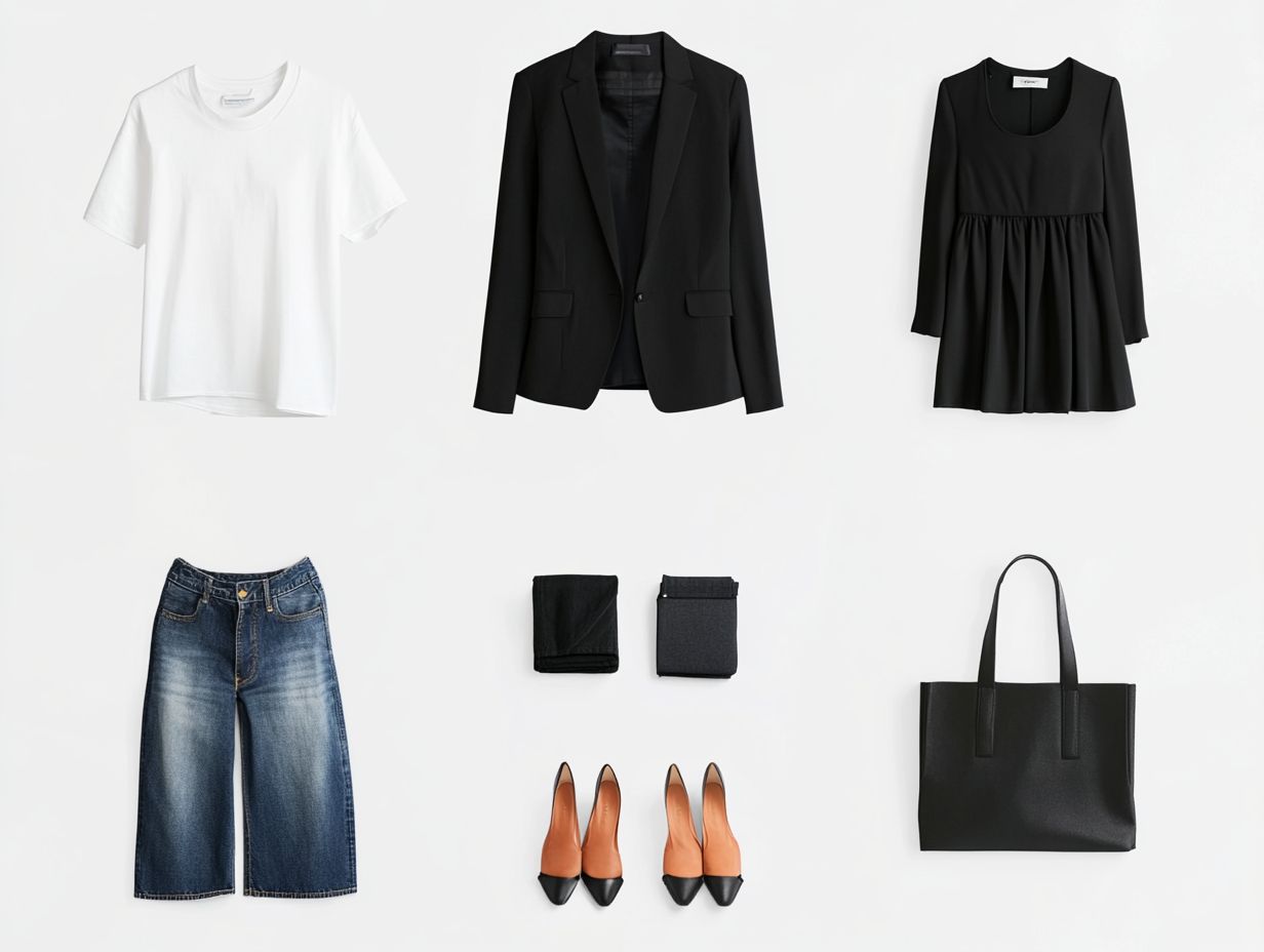 What are the top 10 versatile pieces for a minimalist wardrobe?