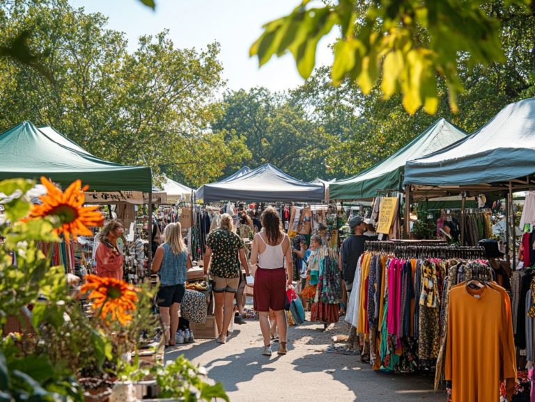 5 Local Markets for Sustainable Fashion Finds