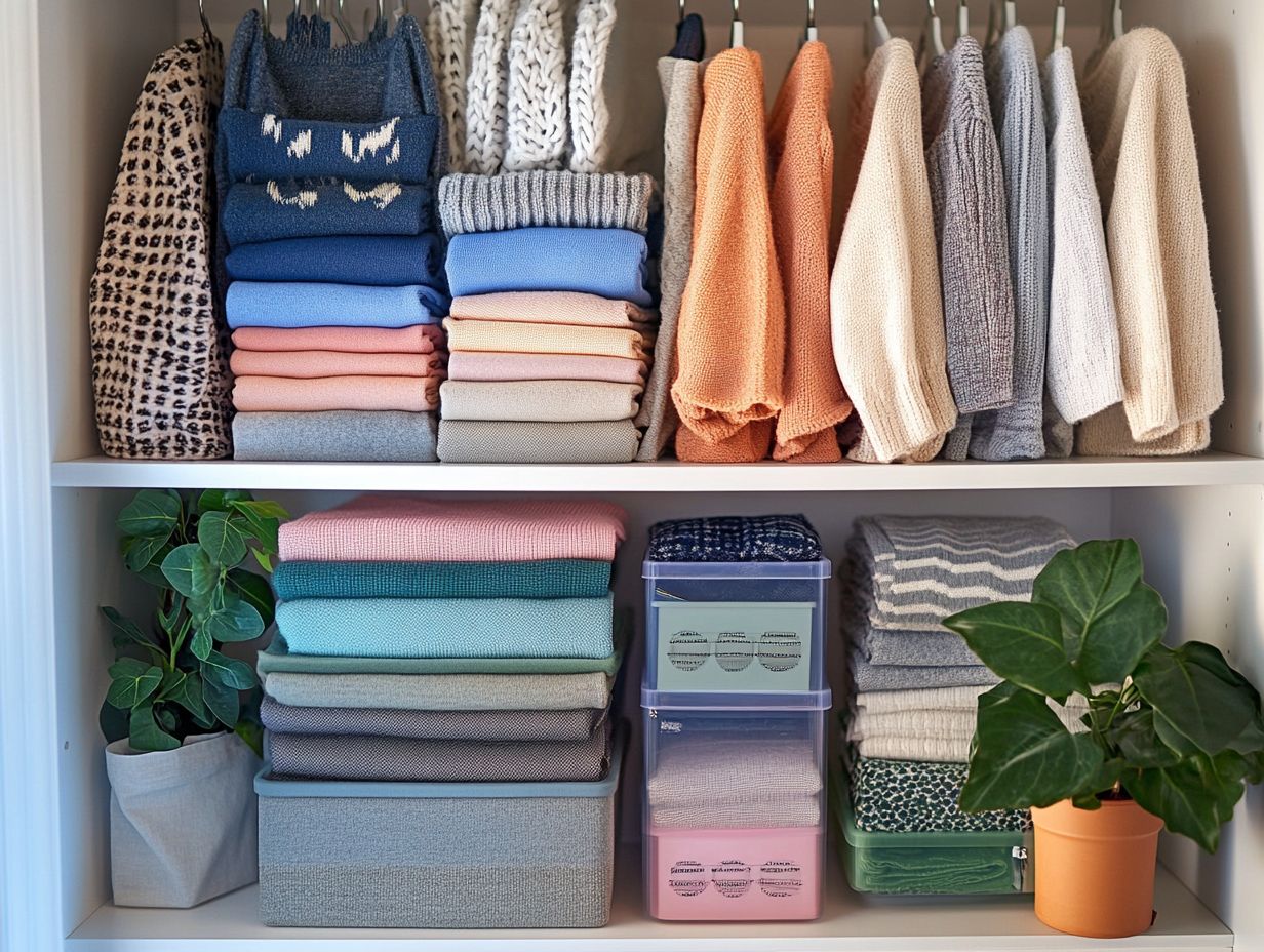 A visual guide to making the most of a small closet space