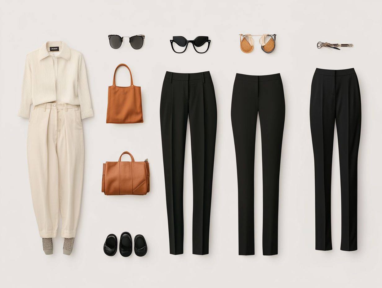 Creating a Professional Look with Black Pants