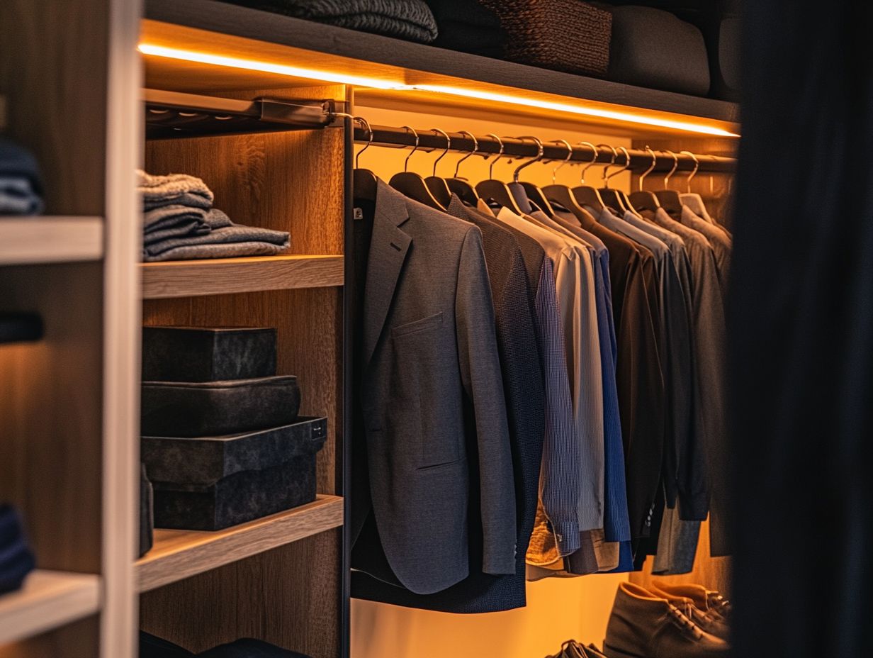 How many items should be included in a capsule wardrobe for men?