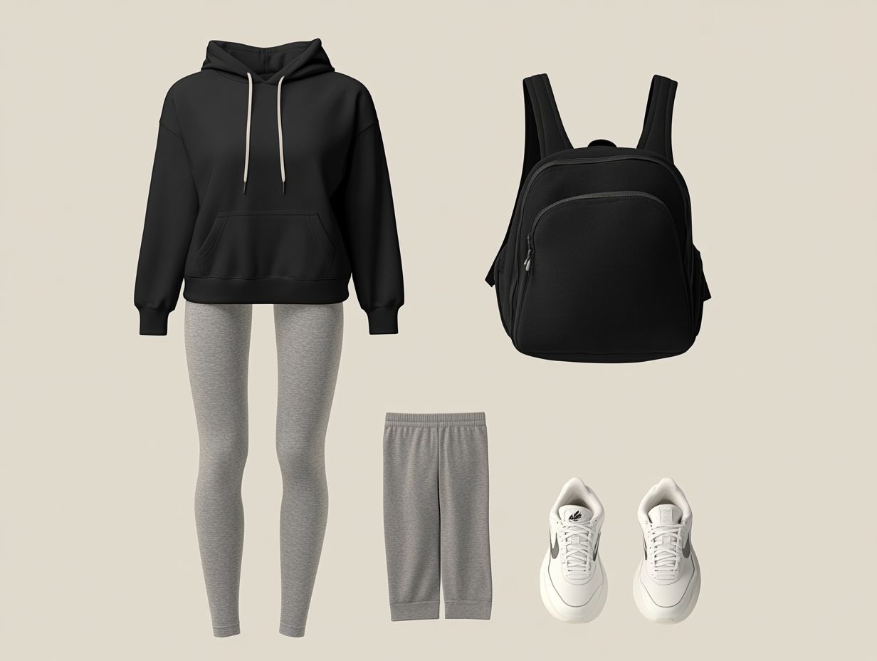 Essential pieces for a minimalist athleisure wardrobe