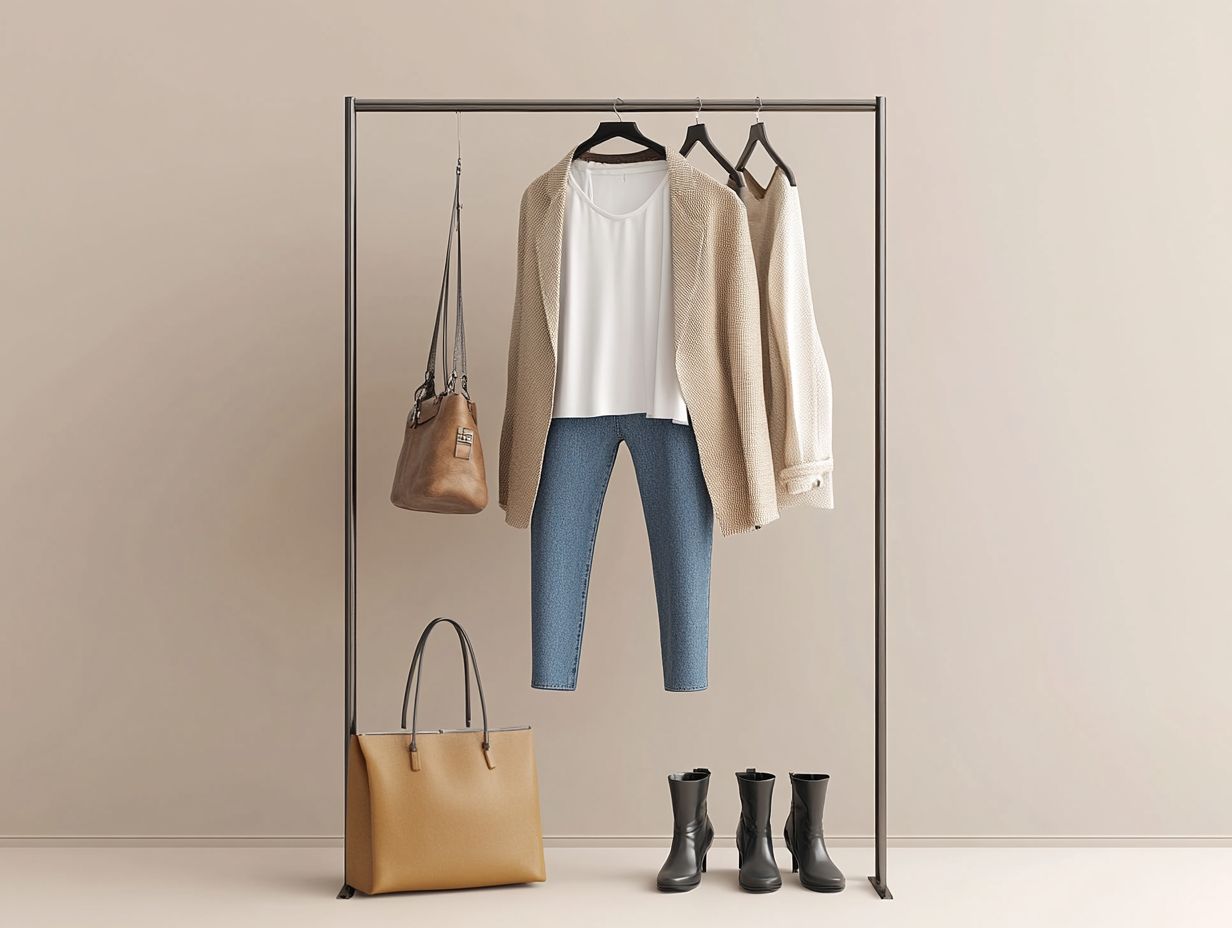 Updating a capsule wardrobe with new trends.