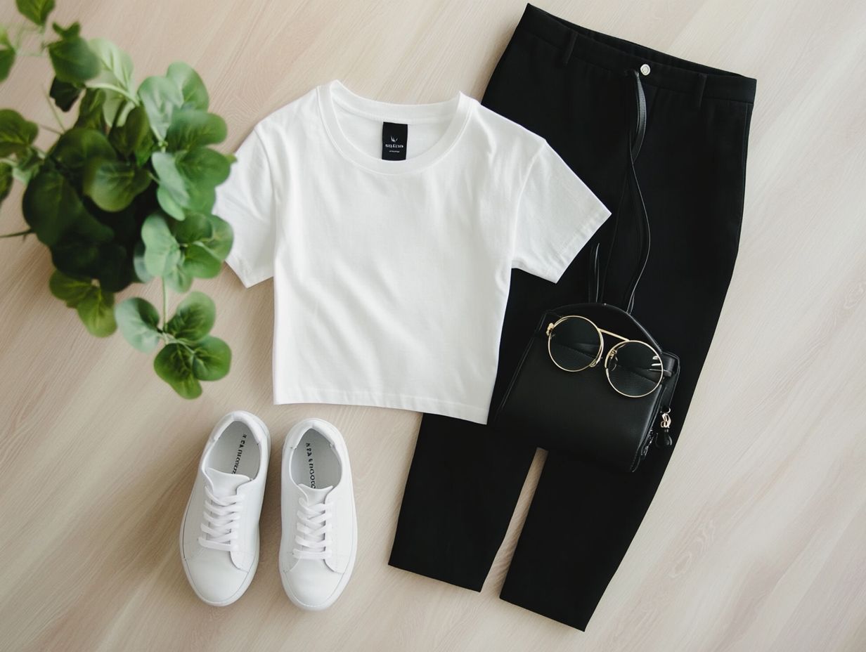 Image showing key items to invest in for a minimalist wardrobe