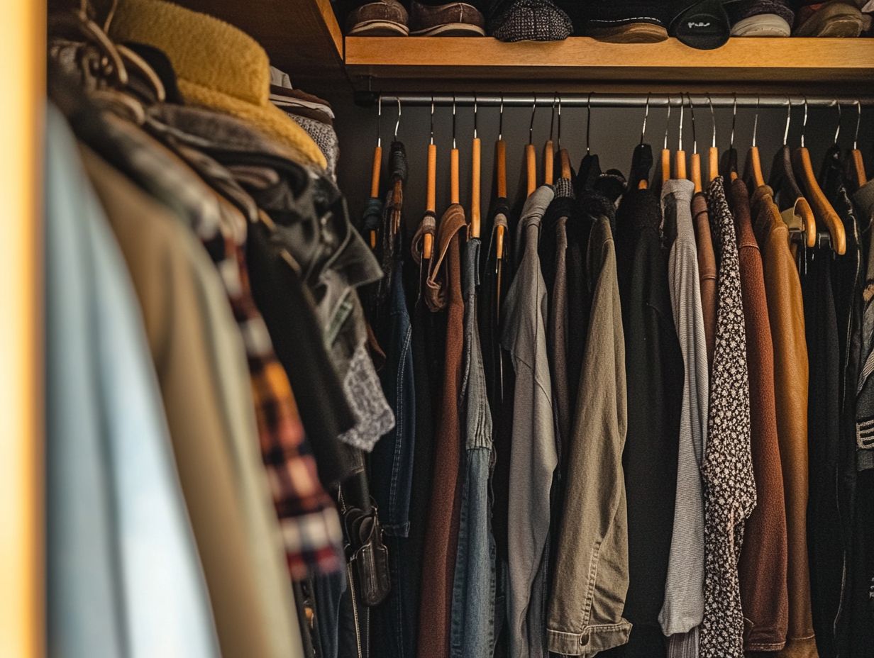 How do I declutter my closet before building a capsule wardrobe?