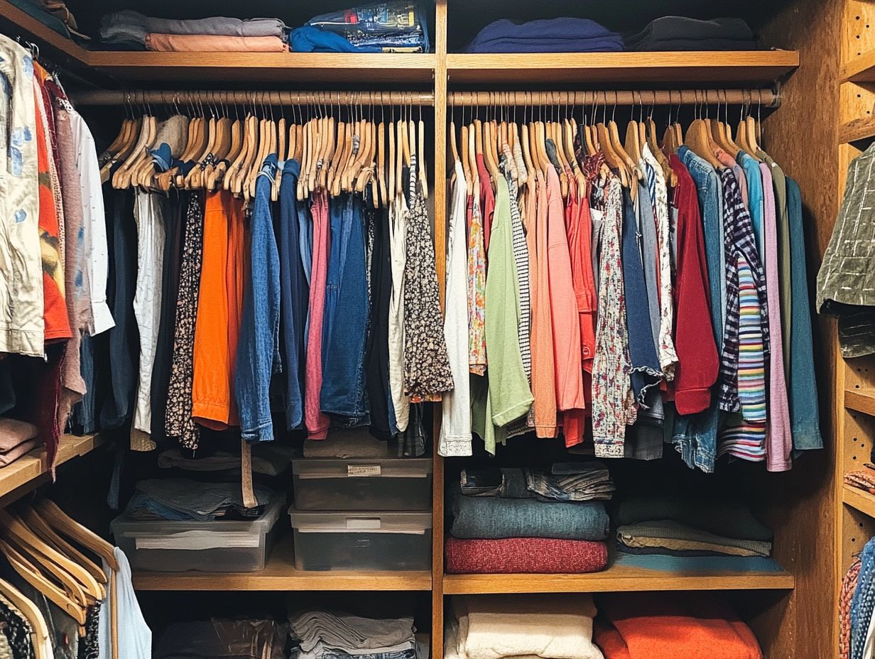 What are the benefits of decluttering my closet effectively?