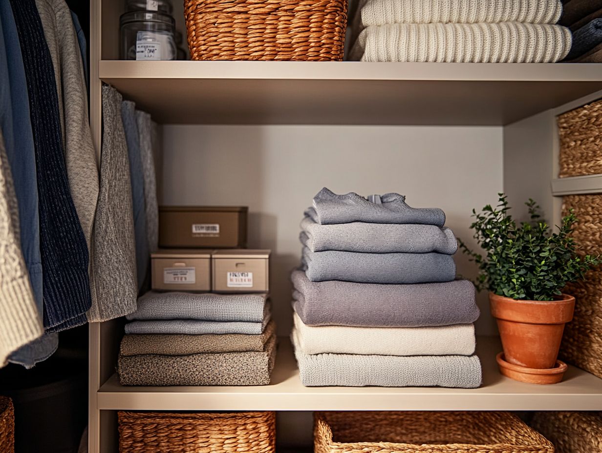 Maintaining a Decluttered Closet