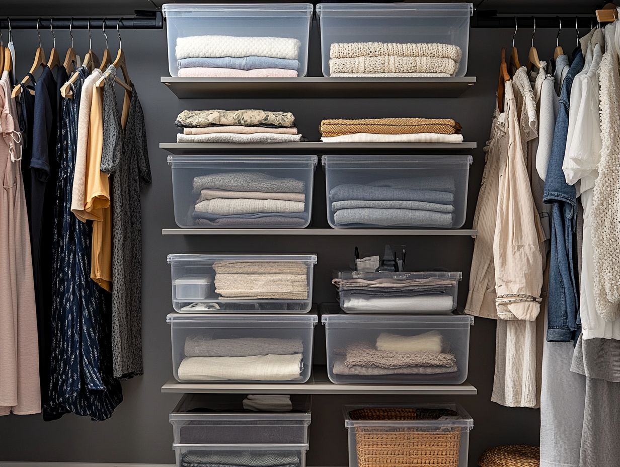 Image illustrating a capsule wardrobe concept