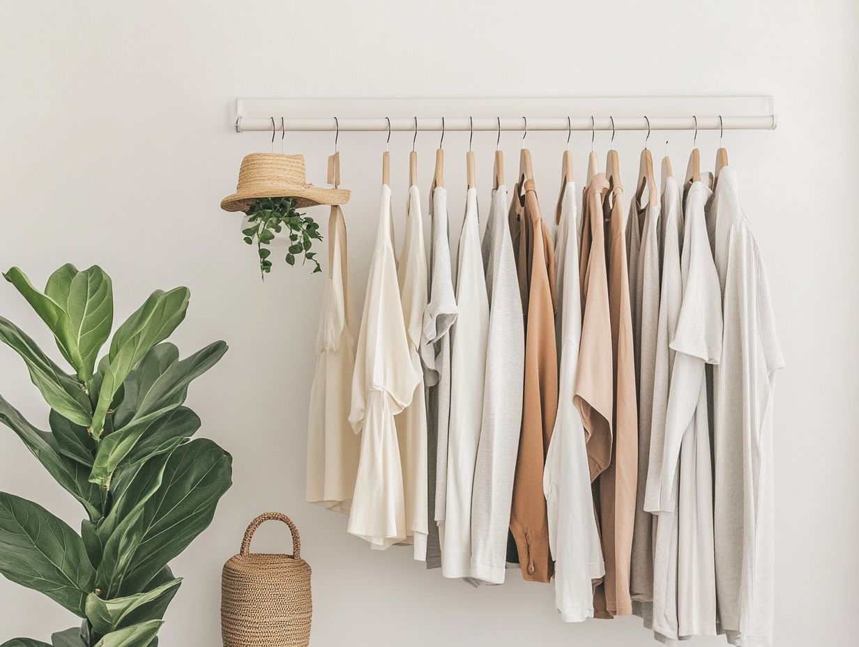 How can I start incorporating sustainable fashion into my minimalist wardrobe?