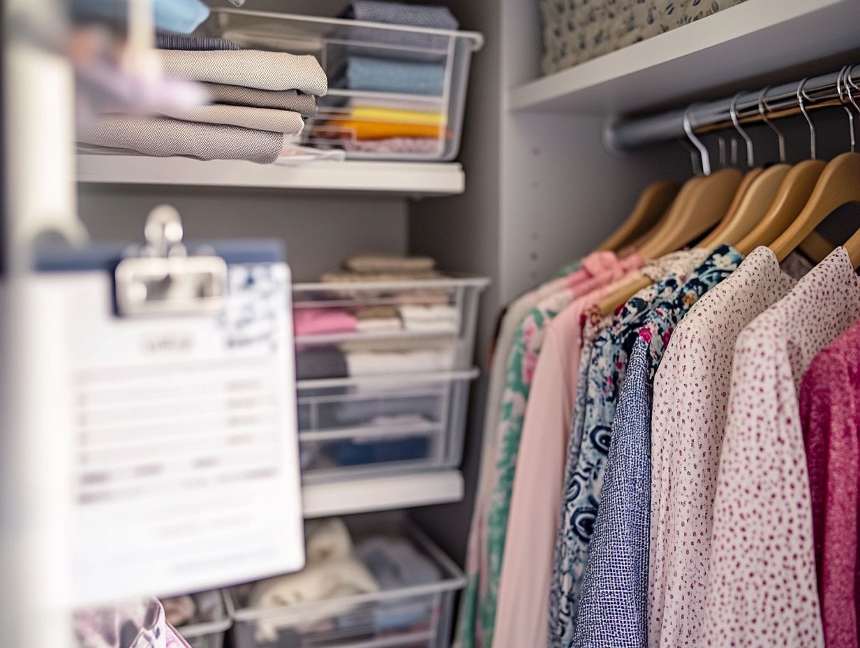 Stay motivated while decluttering your closet