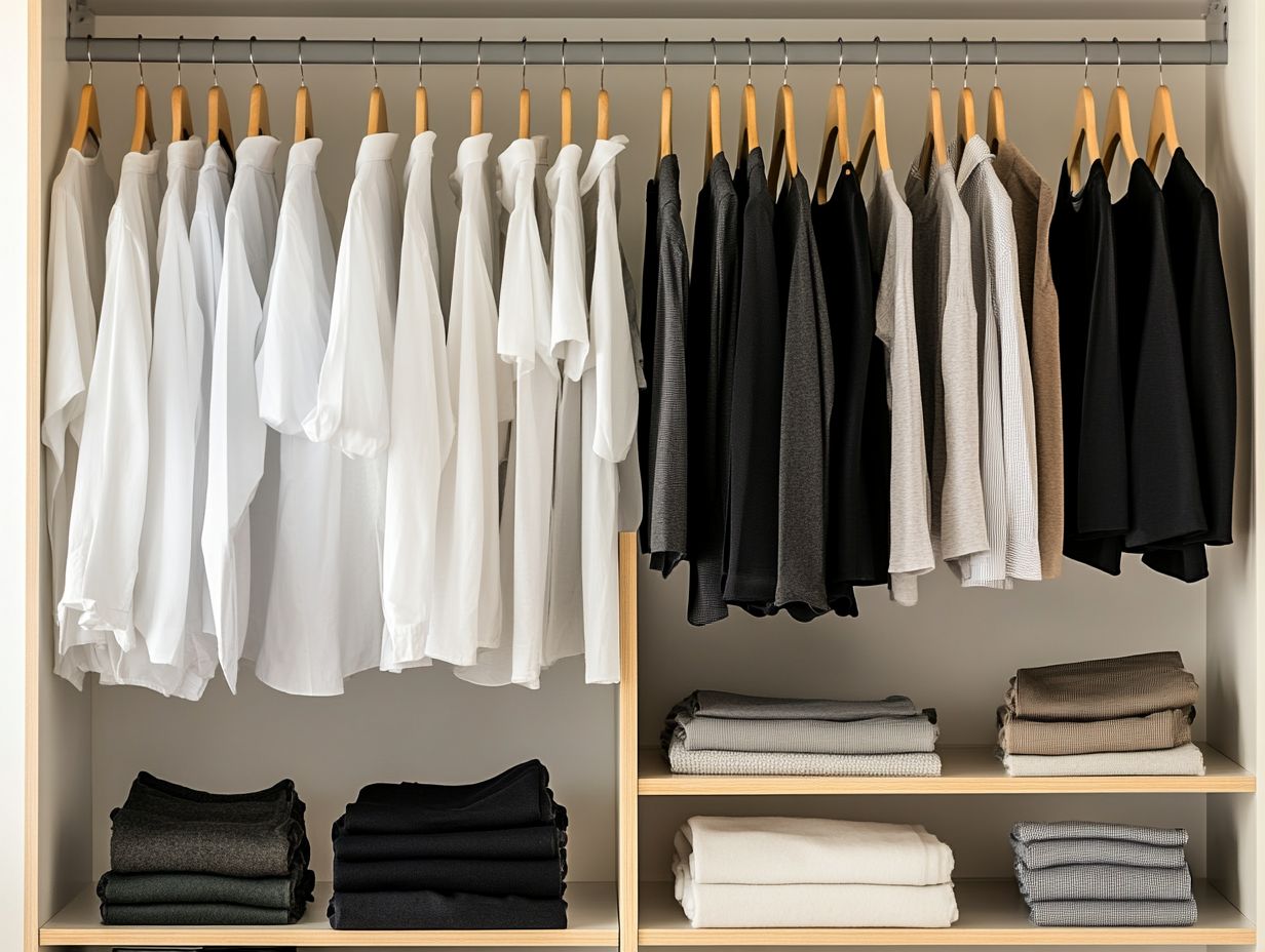 Image depicting key takeaways about minimalist wardrobes.