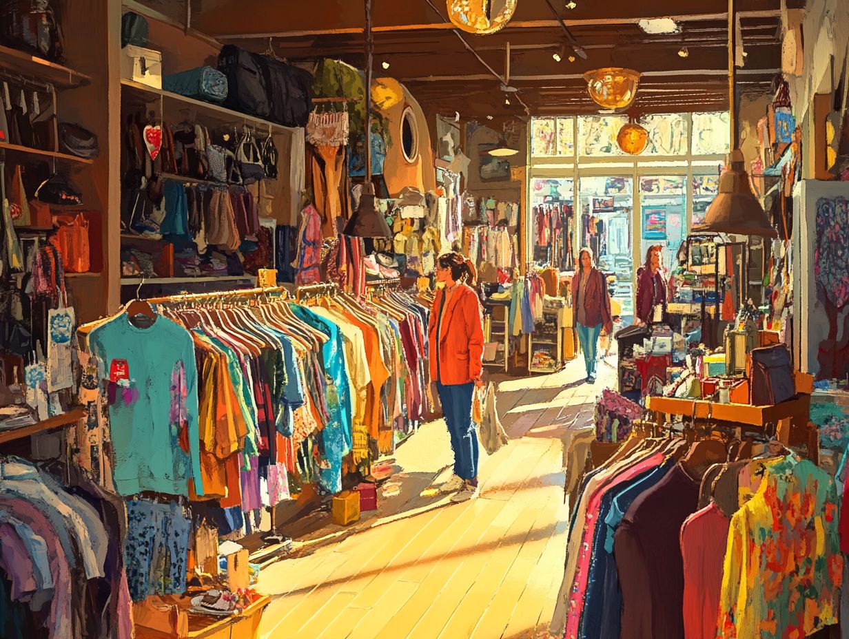 How does thrift shopping help the environment?