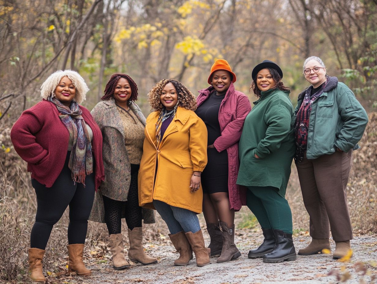 Promoting body positivity in sustainable fashion for plus-size individuals