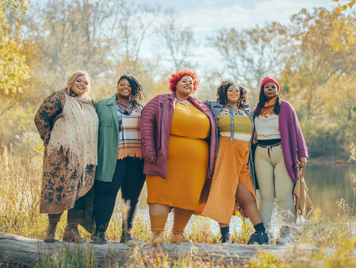 Infographic showing the cost barriers for plus-size sustainable fashion