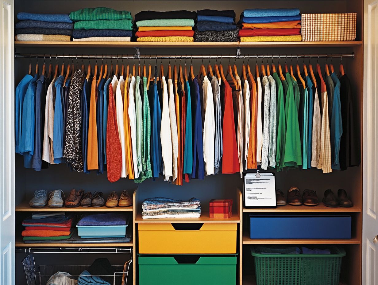 Image of Frequently Asked Questions related to closet decluttering