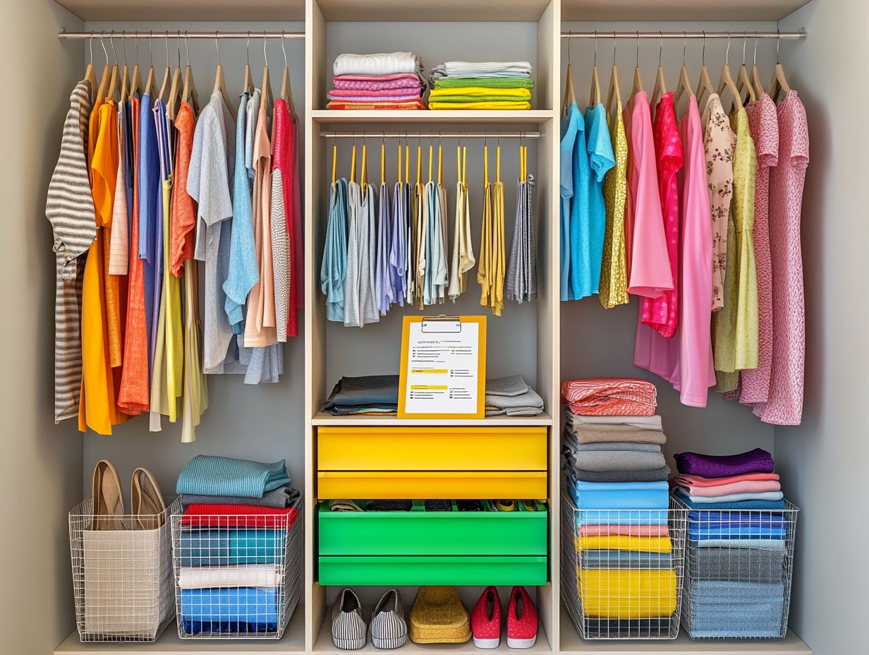 Decluttering your closet can improve your mental health by creating space and reducing stress.