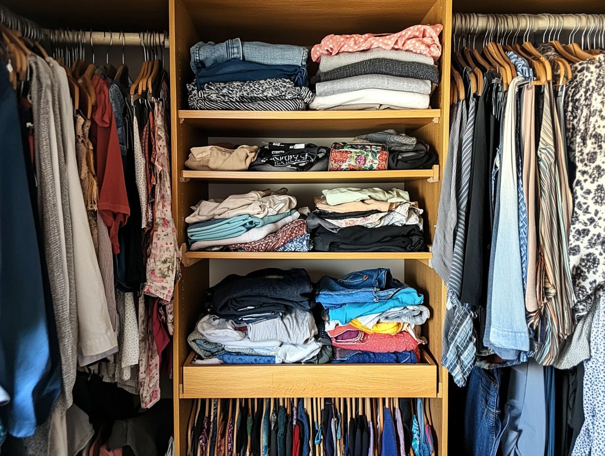 Identifying the 20% of items in your closet