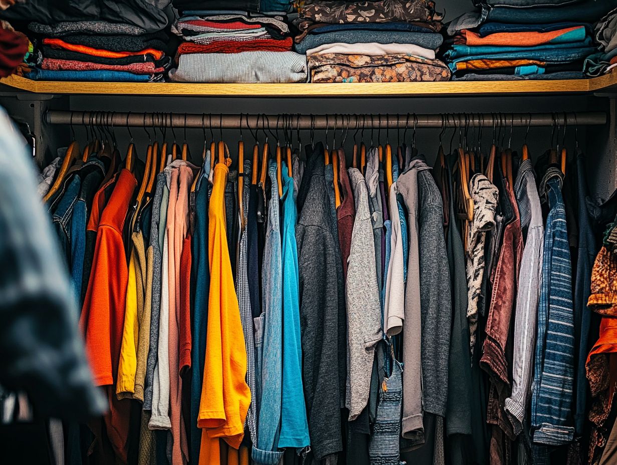 Illustration of the 80/20 Rule in closet decluttering