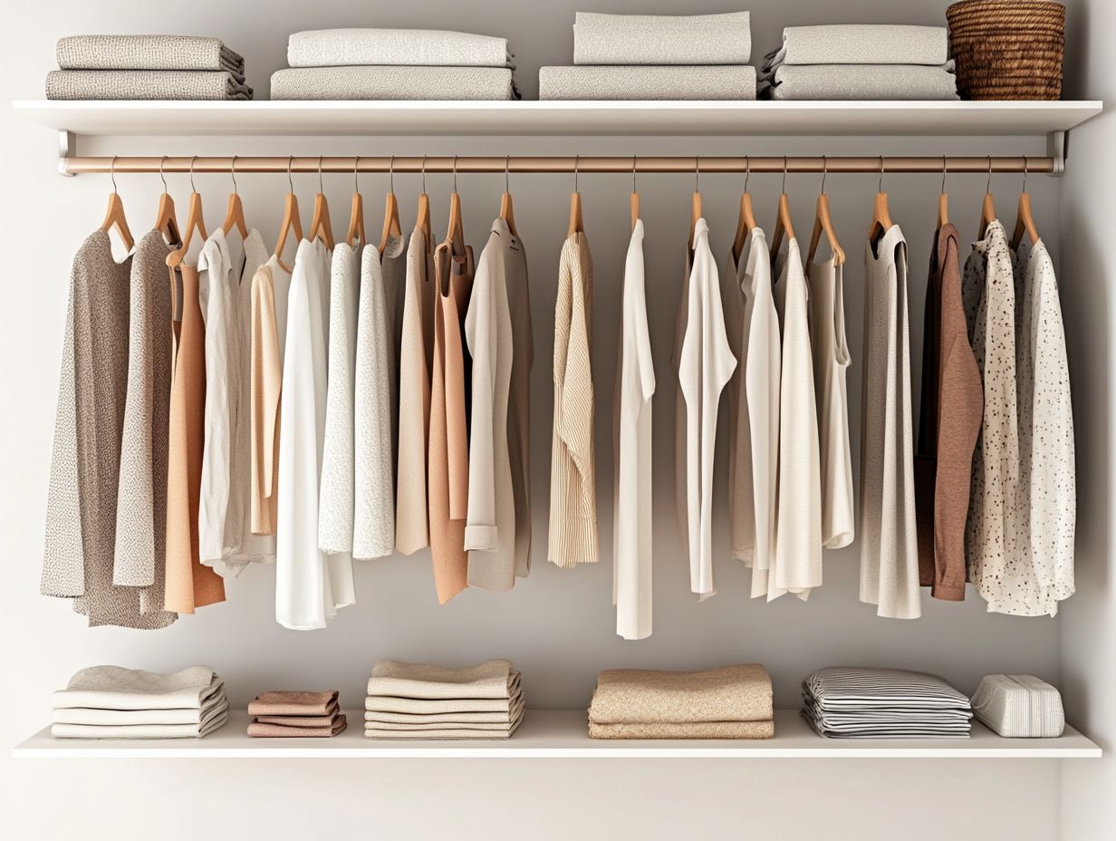 Image showing an essential checklist for minimalist wardrobes.