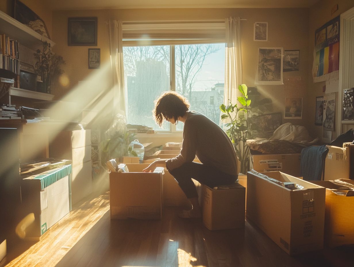 Key Takeaways about decluttering and moving