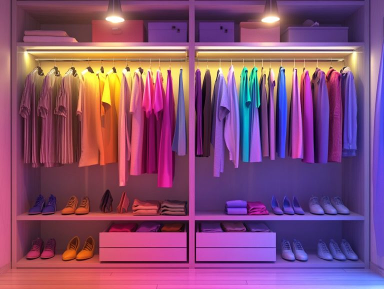 The Role of Color in Closet Decluttering