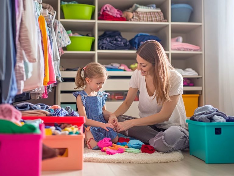 Tips for Decluttering Your Closet with Kids