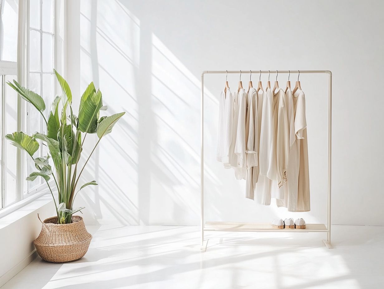 A representation of minimalist fashion showcasing its key characteristics.